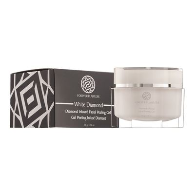 Forever Flawless Diamond Infused Facial Peeling Gel. New &amp; Improved Formula for Best Exfoliation, Microdermabrasion, Purification &amp; Detox for a Flawless, Glowing Skin.
