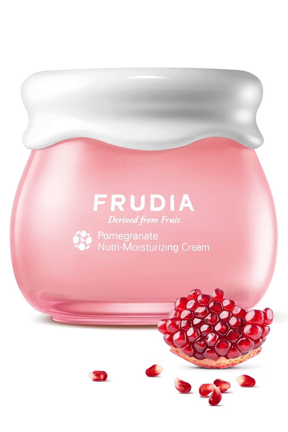 FRUDIA WELCOS Pomegranate Nutri-Moisturizing Face Cream | Facial Moisturizer for Skin Firmness &amp; Vitality Korean Skin Care Face Moisturizer Cream w/Adenosine, Pomegranate &amp; Fruit Seed Oil 1.94 fl oz