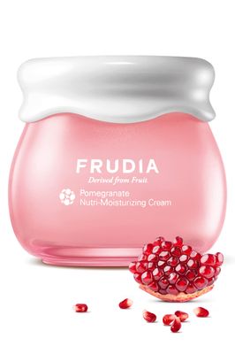 FRUDIA WELCOS Pomegranate Nutri-Moisturizing Face Cream | Facial Moisturizer for Skin Firmness &amp; Vitality Korean Skin Care Face Moisturizer Cream w/Adenosine, Pomegranate &amp; Fruit Seed Oil 1.94 fl oz