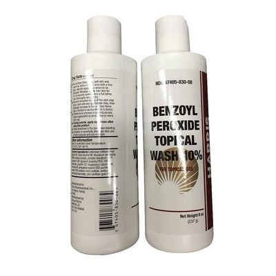 Harris Pharma 10% Benzoyl Perox Wash 8 oz (Pack of 2)