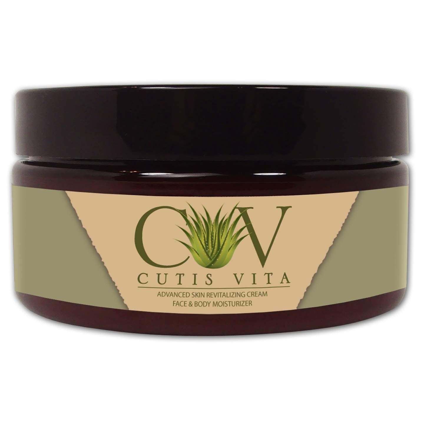 Cutis Vita Skin Care Natural Moisturizing Cream - Aloe Vera and Shea Butter developed for Eczema Rosacea Psoriasis Rashes Redness and Cracked Itchy Skin Relief - Relieve Dry Skin Naturally