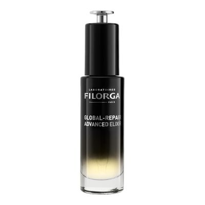 Filorga Global-Repair Advanced Elixir, Anti-Aging Face Treatment Repairs the Skin Barrier with a Rejuvenating Formula of Ceramides, Precious Oils, &amp; Rose Extract to Reduce Wrinkles, 1.01 fl oz