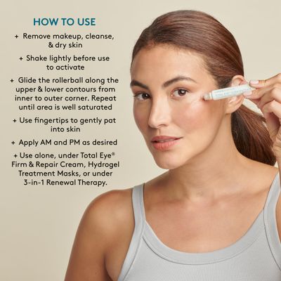 Colorescience Total Eye Concentrate Serum .27fl oz. for dark circles, puffiness, fine lines and wrinkles, &amp; dehydration