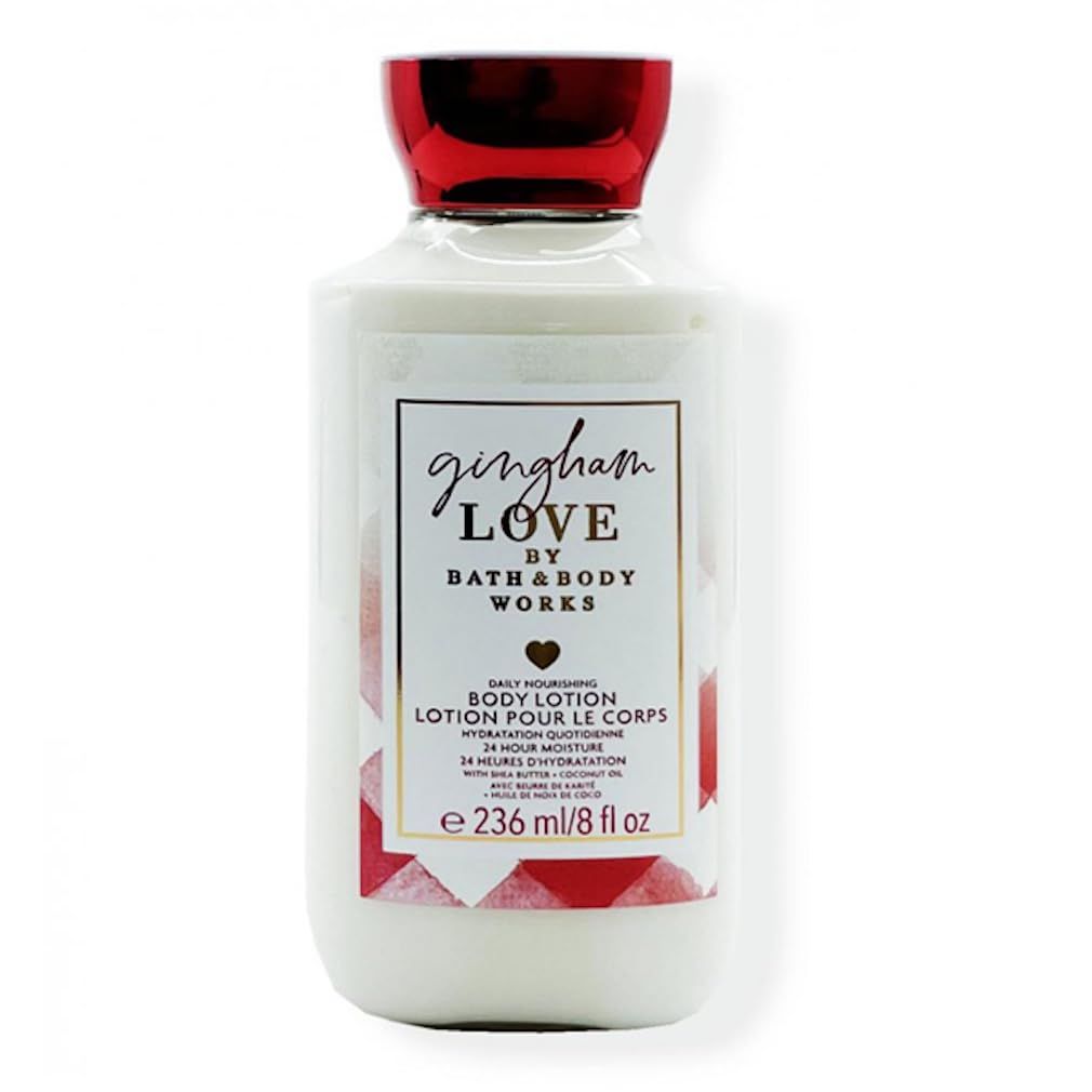 Bath and Body Works Gingham Love Super Smooth Body Lotion Sets Gift For Women 8 Oz (Gingham Love)