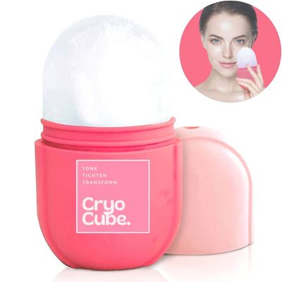 Cryo Cube Ice Roller for Face, Eyes and Neck Naturally tone and tighten skin, de-puff eye bags, add a healthy glow Cryotherapy for face and neck which helps enhance skin elasticity (Pack of 1)