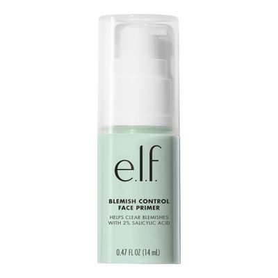 e.l.f. Blemish Control Face Primer, Soothing &amp; Hydrating Makeup Primer For Fighting Blemishes, Grips Makeup To Last, Vegan &amp; Cruelty-free, Small