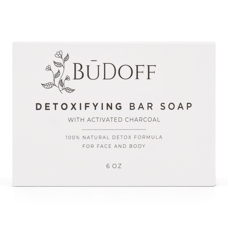 Activated Charcoal Bar Soap For Acne, Eczema, Psoriasis, Dry, Itchy, Sensitive Skin All Natural Detox Formula Shea, Cocoa, and Mango Butter Men, Women, Teens, Kids Face and Body 6 Oz Bar Soap