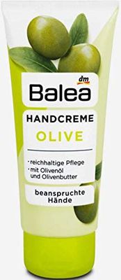Balea 2 x hand cream olive, 100 ml, 2 x100 ml, Vegan, German Product