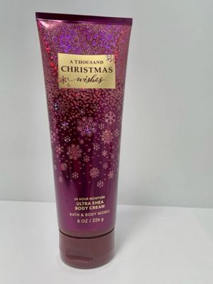 Bath and Body Works A Thousand Christmas Wishes Body Cream 8 Ounce Limited Editon Winter 2020