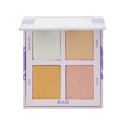 Carter Beauty Mini Highlighter Palette | Long Lasting Makeup | Shimmer &amp; Matte Shades (Blaze)