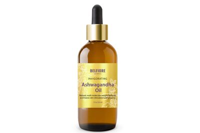 Belfiore Herbal Ashwagandha 100% Pure Natural Organic Oil, Immune Support, Healthy Skin, Collagen Boosting Anti Wrinkle, Vegan non-GMO, 1 ounce