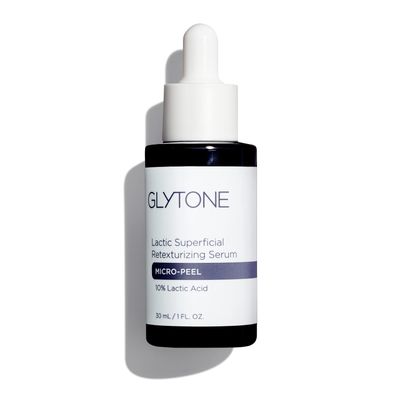 Glytone Micro-Peel Lactic Superficial Retexturizing Serum - With 10% Lactic Acid - For Dull, Dry Skin - Vegan, Paraben &amp; Fragrance-Free - 1 fl. oz