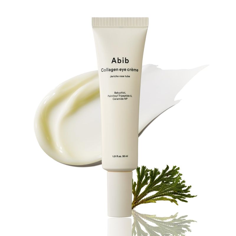 Abib Collagen Eye Crme Jericho Rose Tube for Dark Circles and Puffiness, Under Eye Fine Lines