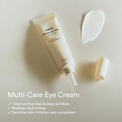 Abib Collagen Eye Crme Jericho Rose Tube for Dark Circles and Puffiness, Under Eye Fine Lines