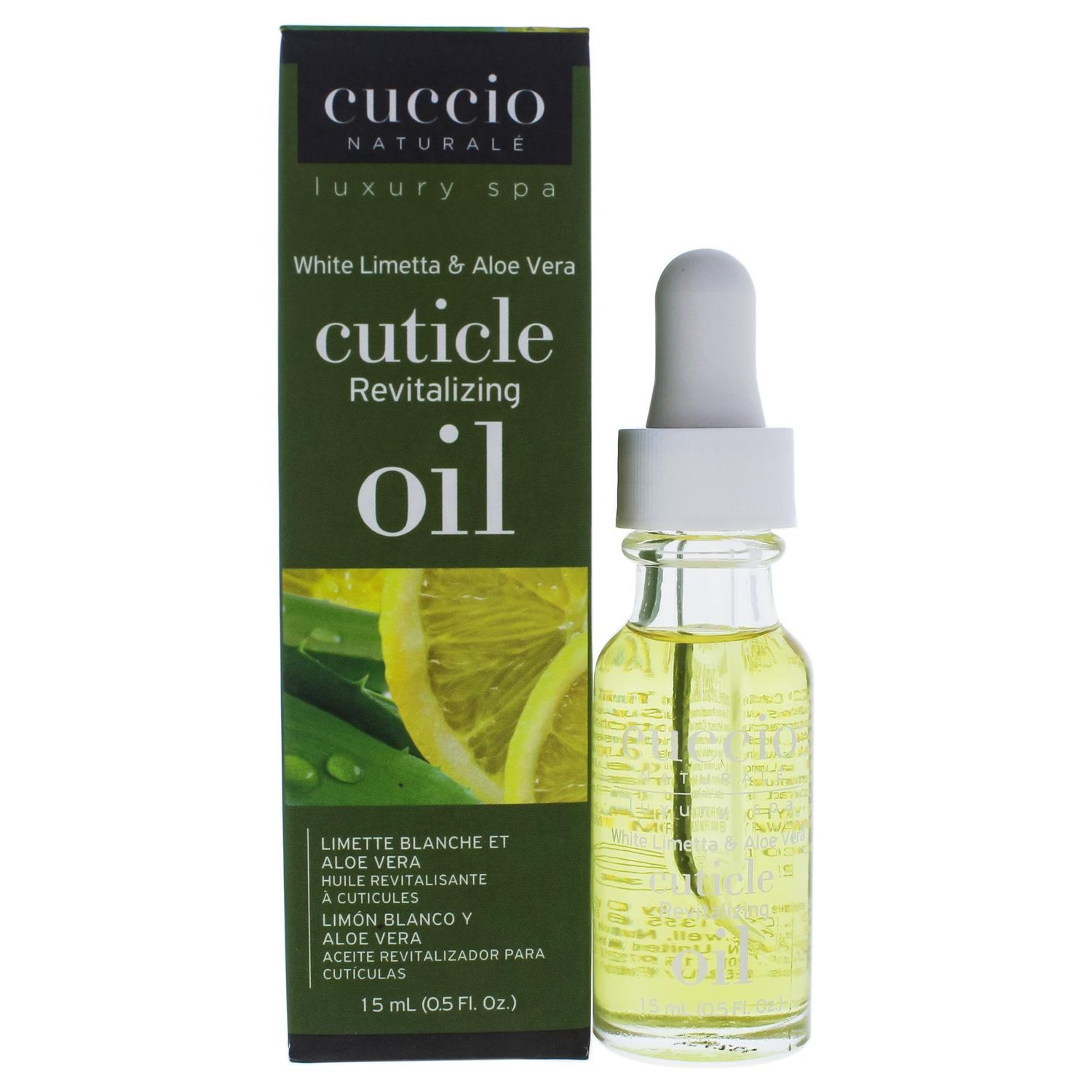 Cuccio Naturale Revitalizing Cuticle Oil - Hydrating Oil For Overnight Cuticle Repair - Remedy Damaged Skin And Thin Nails - Paraben And Cruelty-Free Formula - White Limetta And Aloe Vera - 0.5 Oz