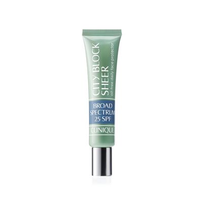Clinique City Block Sheer Oil Free Daily Face Protector Broad Spectrum SPF 25 | Lightweight + Safe For Sensitive Skin, 1.4 Fl Oz