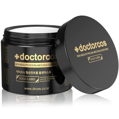 DOCTORCOS Gold Label Water Glow Mask Cream (4th Generation) | New Absolute Face Balance Aqua Glow Mask | Moisturizing Sleeping Pack | Face Lifting &amp; Wrinkle Improvement | Korean Skincare | 3.71 oz