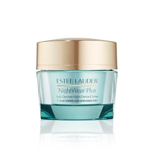 Este Lauder NightWear Plus Anti-Oxidant Night Detox Cream Moisturizer for Anti Aging, 1.7 Ounce