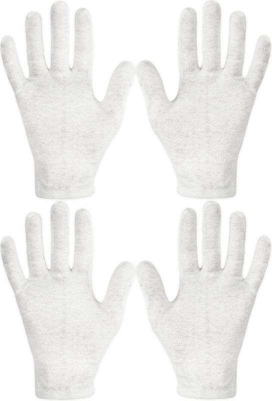 Eurow Unisex Cracked Skin &amp; Dry Hand Moisturizing Gloves, Healing Overnight, Durable and Reusable, 2 Pairs