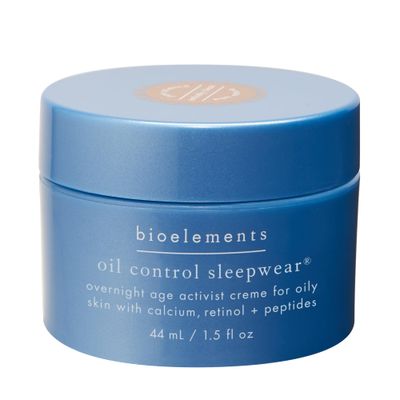 Bioelements Oil Control Sleepwear - 1.5 fl oz - Night Cream for Combination &amp; Oily Skin - With Calcium, Retinol &amp; Peptides - Vegan, Gluten Free - Never Tested on Animals