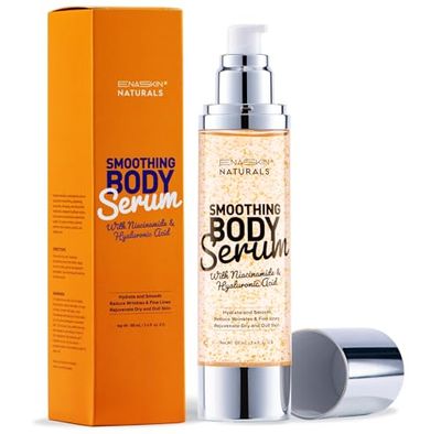 Body Lotion for Dry Skin: Smoothing Body Serum for Wrinkle | Hydrating Body Moisturizer Cream| Daily Hyaluronic Acid Serum, Body Oils for Women After Shower, Non-Greasy, for All Skin Types