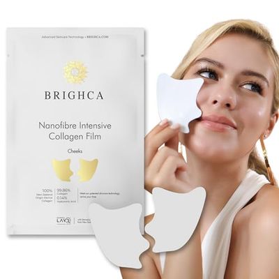 BRIGHCA Melting Collagen Film Refill Pack (8 Pouches) - Part of Brighcas Melting Collagen Set | Anti-Aging Korean Skin Care Collagen Routine (CHEEKS)