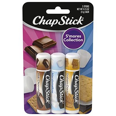 ChapStick S&#39;more Collection Variety Pack Lip Balm Tube, Lip Care, 0.15 Ounce (Pack of 3)