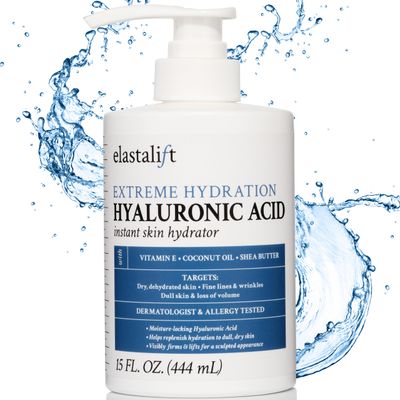 Elastalift Hyaluronic Acid Moisturizer Body Lotion | Anti Aging Skin Care Body Cream &amp; Face Lotion Diminishes Look Of Wrinkles, Sagging Skin, Crepey Skin, Cellulite, Stretch Marks, Dry Skin, 15 Fl Oz