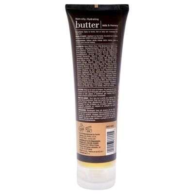 Cuccio Naturale Butter Blends - Ultra-Moisturizing, Renewing, Smoothing Scented Body Cream - Deep Hydration For Dry Skin Repair - Made With Natural Ingredients - Milk &amp; Honey - 4 Oz