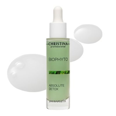 Chistina Biophyto Absolute Detox Face Serum - 30ml - Cell Renewal Antioxidant Serum for Face - Suitable for Combination, Dry, Normal, Oily and Sensitive Skin Types.