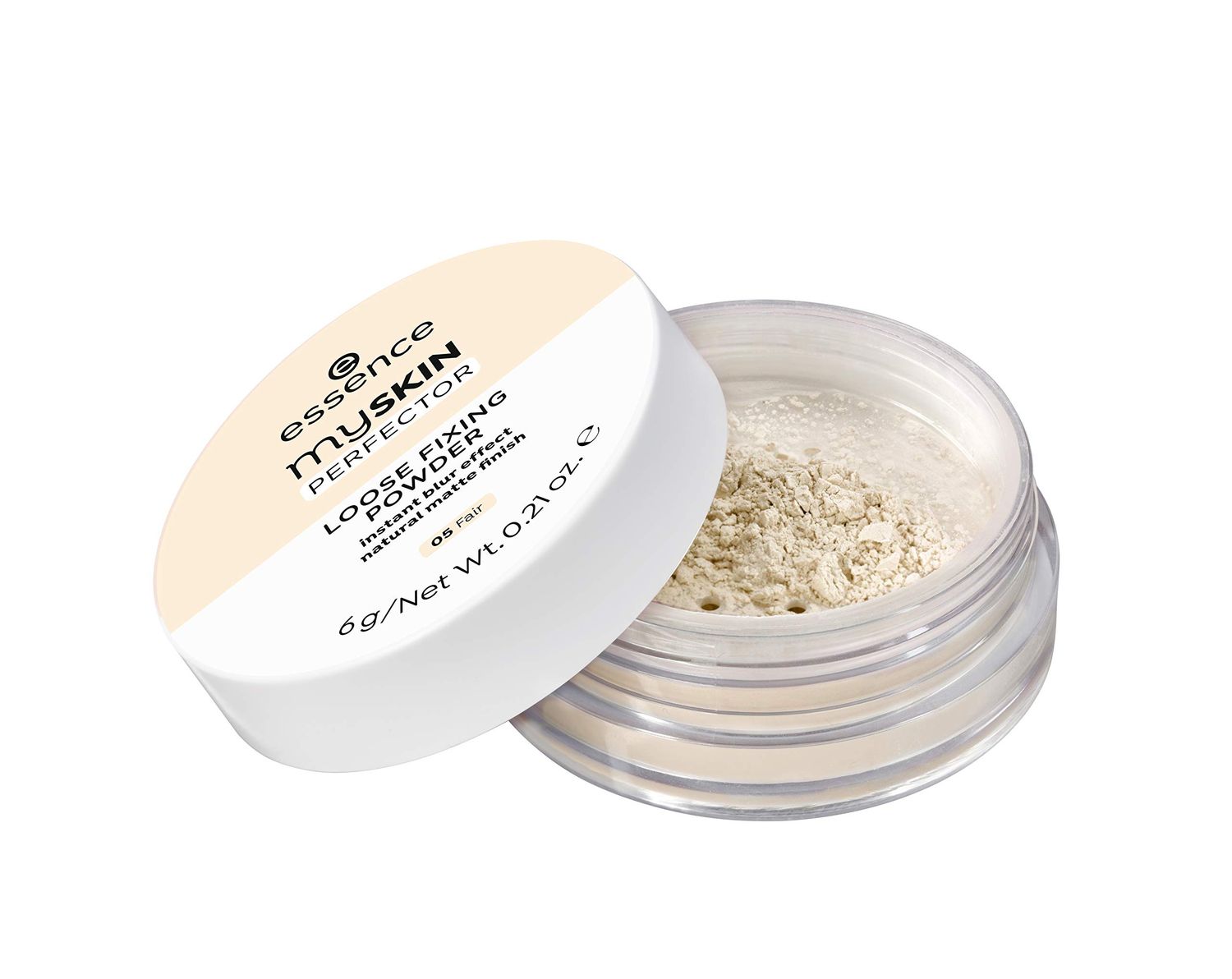 essence | My Skin Perfector Loose Fixing Powder | Instant Blur Effect &amp; Natural Matte Finish | Vegan, Paraben Free, Gluten Free, Oil Free | Cruelty Free (05 | Fair)