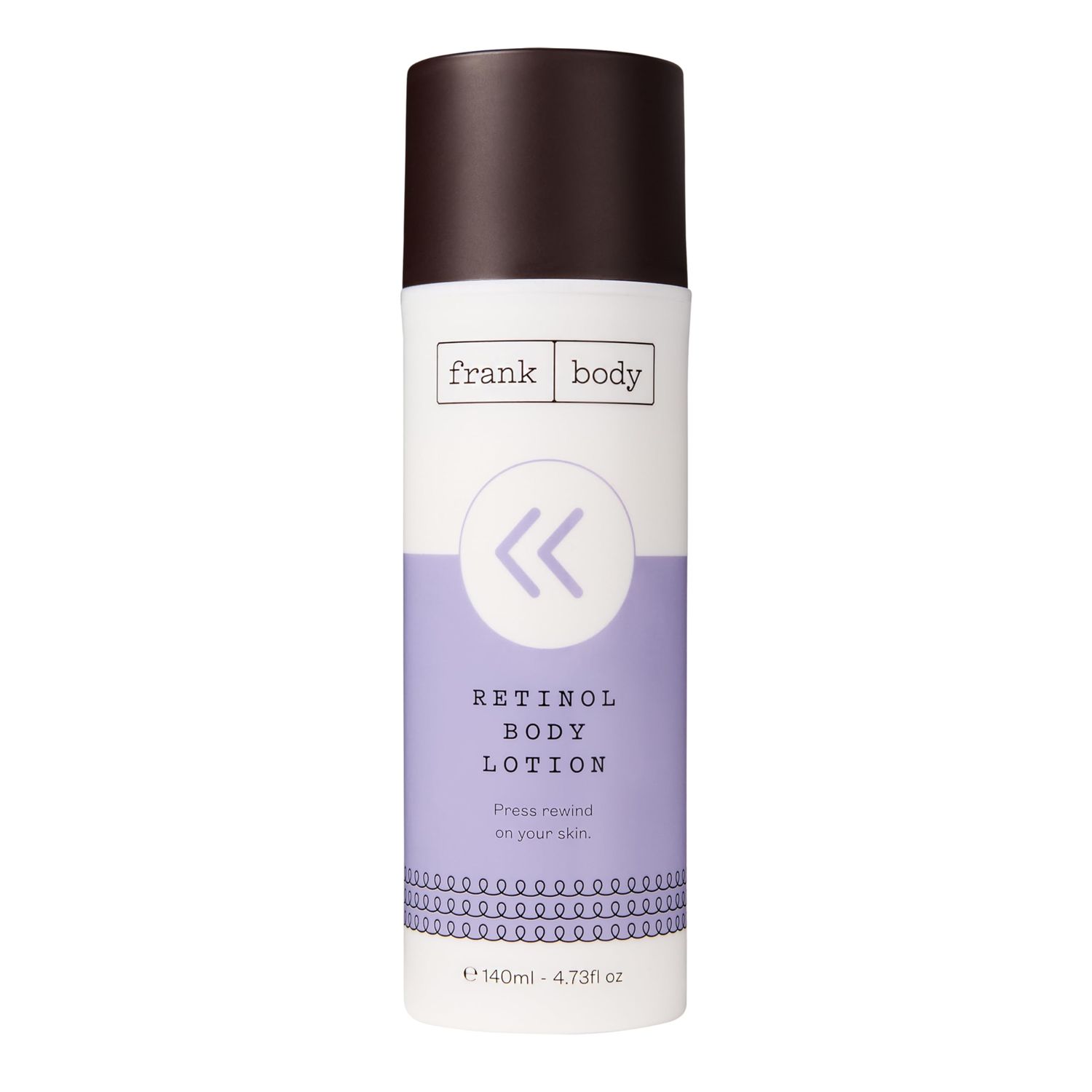 frank body Retinol Body Lotion | Vegan, Cruelty Free Anti-Aging Body Moisturizer | Reduce Appearance of Fine Lines &amp; Hyperpigmentation with Retinol, Peptides &amp; Berry Extracts | 4.73 fl oz / 140 mL