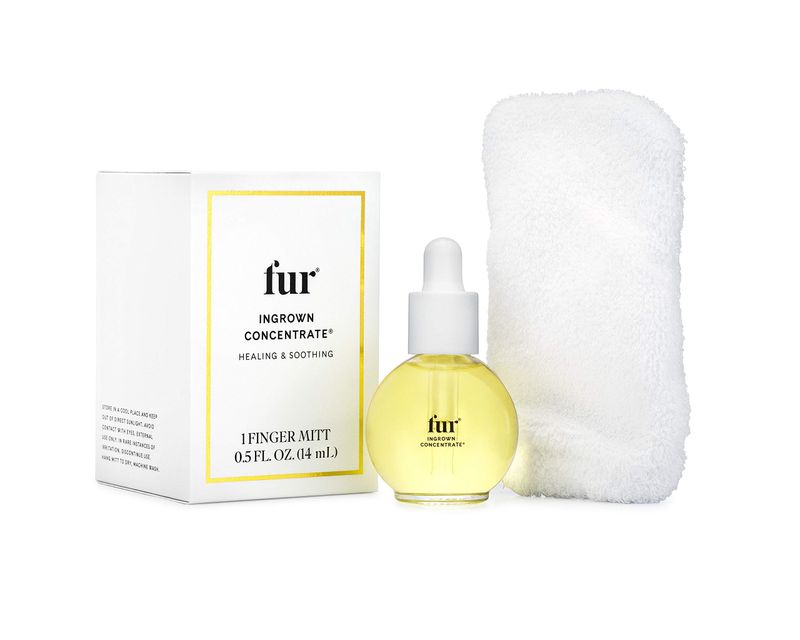 Fur Ingrown Concentrate: Exfoliating Oil Kit for your Hair and Skin to Smoothe, Soothe, and Treat Ingrown Hairs - O.5 fl. oz.