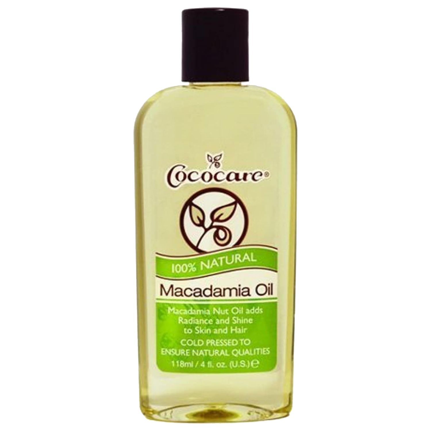 COCOCARE 100% Natural Macadamia Oil - Deep Moisture for Hair &amp; Skin - Lightweight &amp; Fast-Absorbing - 4 oz