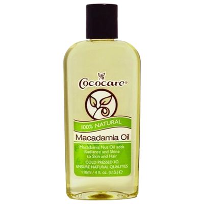 COCOCARE 100% Natural Macadamia Oil - Deep Moisture for Hair &amp; Skin - Lightweight &amp; Fast-Absorbing - 4 oz