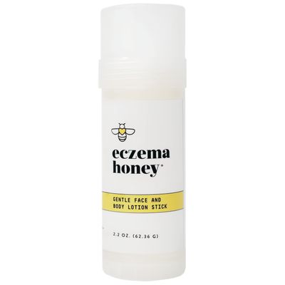 ECZEMA HONEY Gentle Face &amp; Body Lotion Stick - Moisturizing Colloidal Oatmeal Hand Cream for Extremely Dry Skin - Eczema Lotion Helps Psoriasis, Dermatitis &amp; More (2.2 Oz)