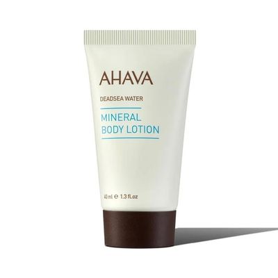 AHAVA Dead Sea Water Mineral Body Lotion - Daily Moisturizing &amp; Hydrating Body Lotion with Osmoter, Exclusive blend of Dead Sea Minerals &amp; Nourishing Botanical Extracts, Original, 1.3 fl.oz