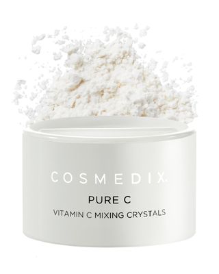 COSMEDIX Pure C Vitamin C Mixing Crystals, Vitamin C Powder for Face - Brightening Facial Skin Care Products for Wrinkles &amp; Fine Lines - Ultra Fine Mixing Face Powder for Moisturizers &amp; Serums