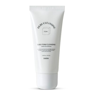 DAERA DUBU Foaming Cleanser 100ml, Hydrating &amp; Moisturizing, Soothing for Sensitive Skin, Hyaluronic Acid, One Step Cleasing, Panthenol &amp; Soy Ferment Extract, Korean Facial Cleanser