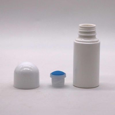 4 Pcs 50ml Empty Liquid Bottles Sponge Head Plastic Applicator Bottles Press Out Type Skin Care Bottles Deodorant Bottles Refillable Makeup Cosmetic Storage Containers