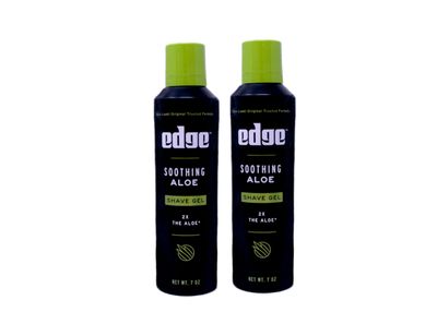 Edge Soothing Aloe Shave Gel - 7 oz - 2 pk