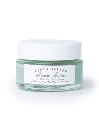 Earth Harbor | AQUA AURA Reparative Eye Creme | Renew &amp; Nourish | Blue Tansy + Seaweed Collagen | Plant-Based and Ethical Trade | 1/2 oz