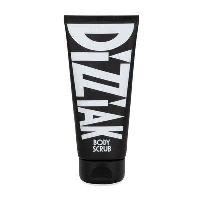 DIZZIAK Exfoliating Body Scrub: Gentle Rice Hull Polish and exfoliatior for Brighter Skin, Hydrating Babassu Oil &amp; Glycerin, Moisture-Locking Sugar Beet &amp; Coconut, Vegan - 200ml