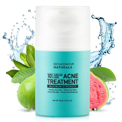Cystic Acne Spot Treatment Cream for Face, Back and Body, Hormonal Pimple Scar Moisturizer Gel for Teens &amp; Adults, Rapid Control and Clear Breakouts, 1.8 oz