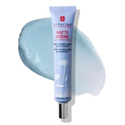 Erborian Matte Face Cream - Mattifying &amp; Blurring Primer for Excess Sebum - Multi-Purpose Facial Primer Blurs the Appearance of Pores for a Natural Powdery Finish1.5 Oz