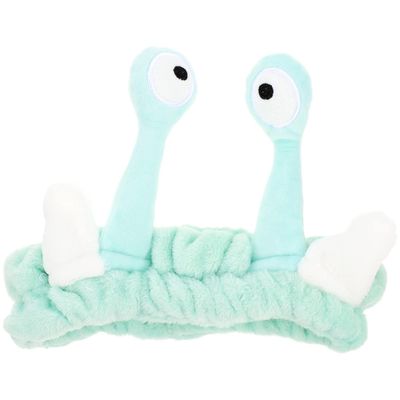 Beaupretty Skin Care Headbands Spa Headband Face Wash Headband Makeup Headband Cartoon Snail Headband Cute Funny Hair Hoop for Shower Washing Face