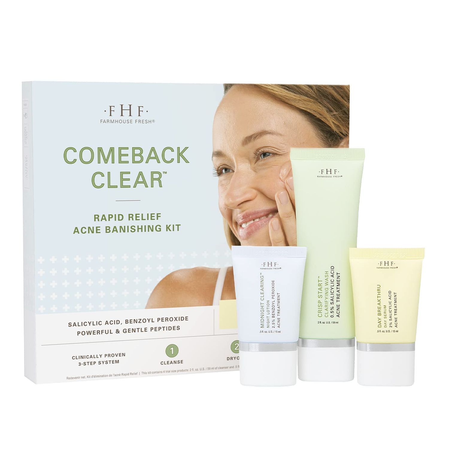 FarmHouse Fresh Comeback Clear Rapid Relief Acne Banishing Kit