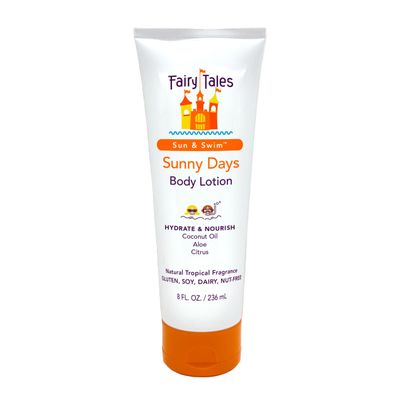 Fairy Tales Sun &amp; Swim After Sun Lotion with Aloe for Kids, After Sun Care Lotion, Hydrate and Nourish with Coconut Oil and Aloe - 8 oz