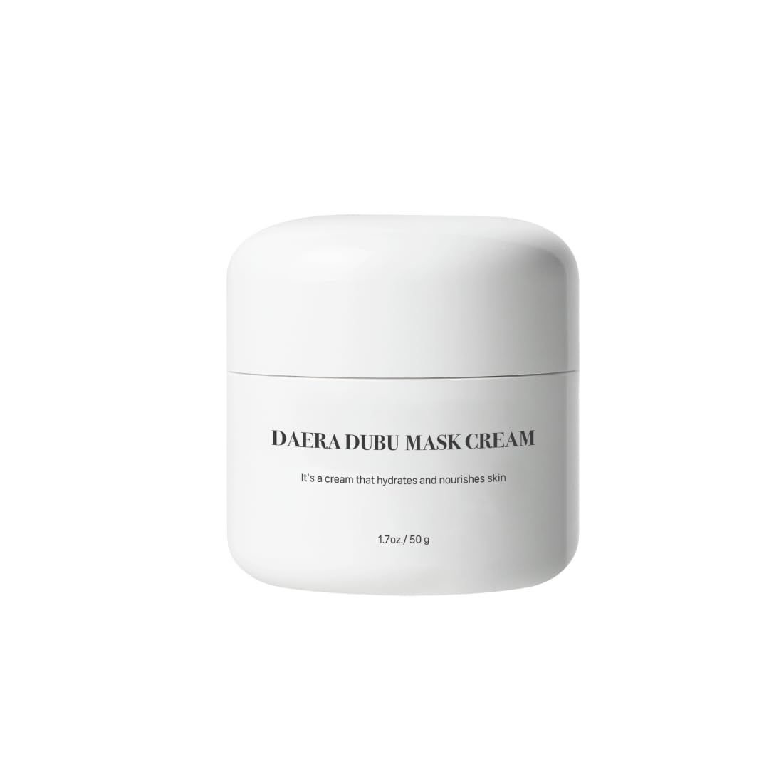 DAERA Korean DUBU Cream Glass Skin Care, Deep Hydrating Repairing Nourishing for Dry and Sensitive Skin, Panthenol, Niacinamide, Adenosin, Korean Moisturizer