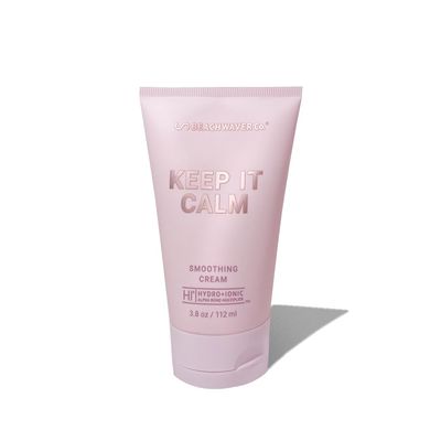 Beachwaver Keep It Calm Smoothing Cream - Lightweight Styling Cream for Smooth Sleek Hair and Slicked Back Styles - Anti-Frizz Flyaway Tamer - Vegan (3.8 Fl Oz)